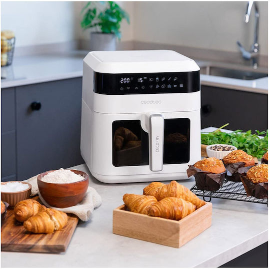Cecotec Cecofry Experience Window 6000 Air Fryer 6lt Λευκό