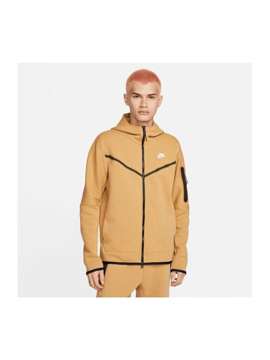 Sportswear Tech Fleece Cardigan with Hood Orange/Black