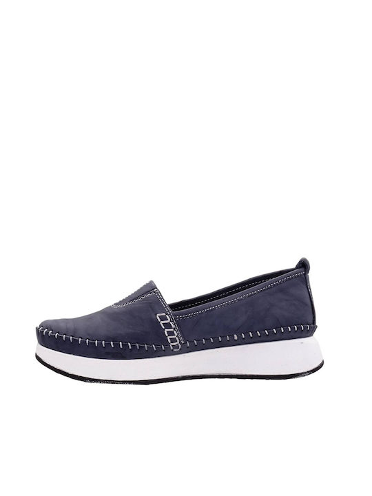 Women's Anatomical Moccasins Pace Comfort - Navy (pace-comfort-4103 Navy)