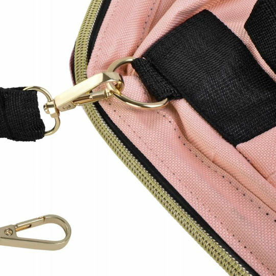 Diaper Bag Backpack Pink 25x40x16cm