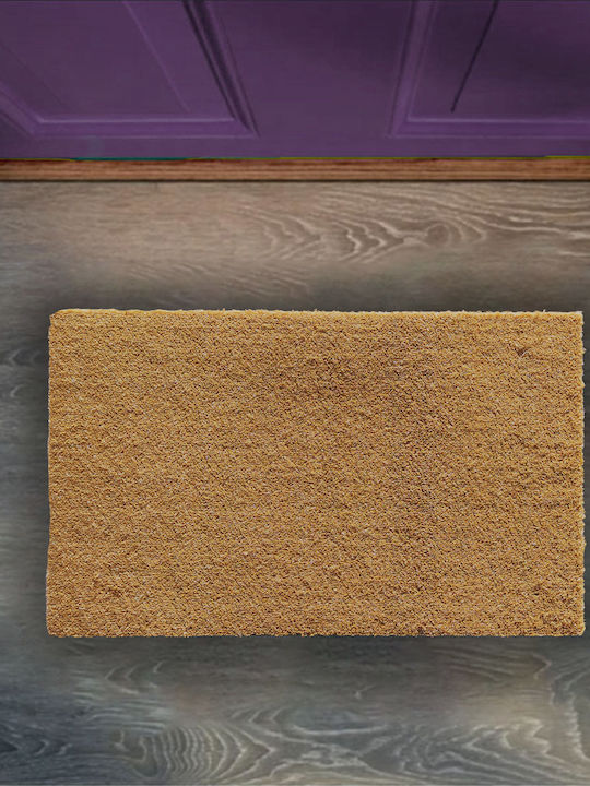 San Lorentzo Coconut Fiber with Non-Slip Underside Doormat SLS551 Beige 45x75cm