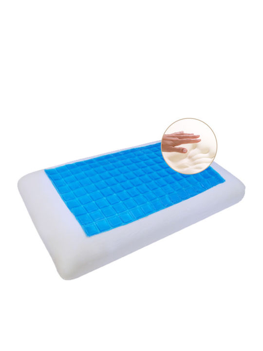 Amve Cool Gel 42 Μαξιλάρι Ύπνου Gel Ανατομικό 40x60x15cm