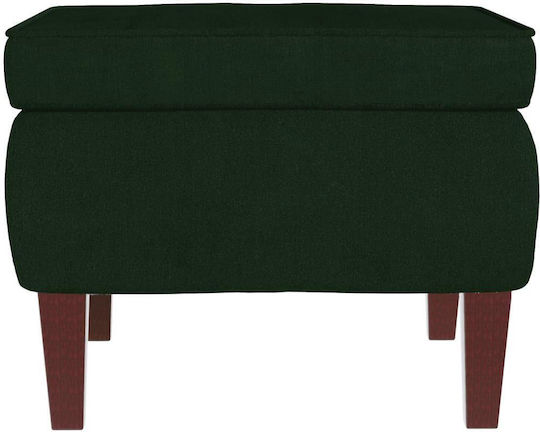 Rocking Armchair with Footstool Green 78x93x97cm