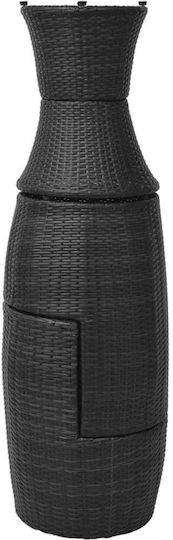 Garten- und Outdoor-Möbelsets für kleine Außenbereiche 3 Stück Schwarz mit Kissen