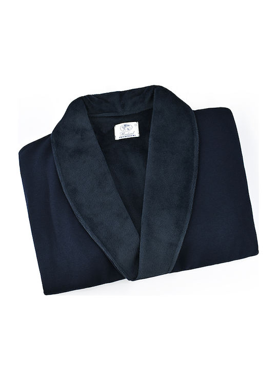 Rafael A5030 Χειμερινή Ανδρική Πιτζάμα Fleece Navy Μπλε