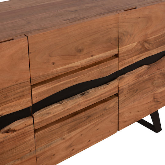 Bufet Alicia din Lemn Masiv & Metal Acacia 148x43.5x86cm