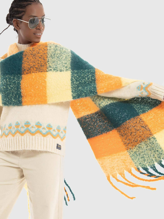 15237156 Women's Wool Scarf Orange