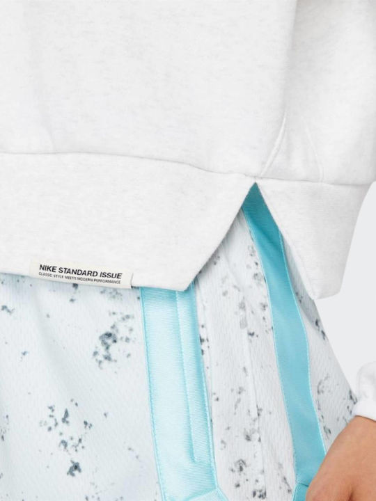 Dri-Fit Gekürztes Sweatshirt für Damen Weiß