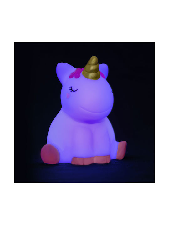 Legami Milano Παιδικό Διακοσμητικό Φωτιστικό Unicorn με Εναλλαγές Χρωματισμών Λευκό 10.4x9.6x11.5εκ.