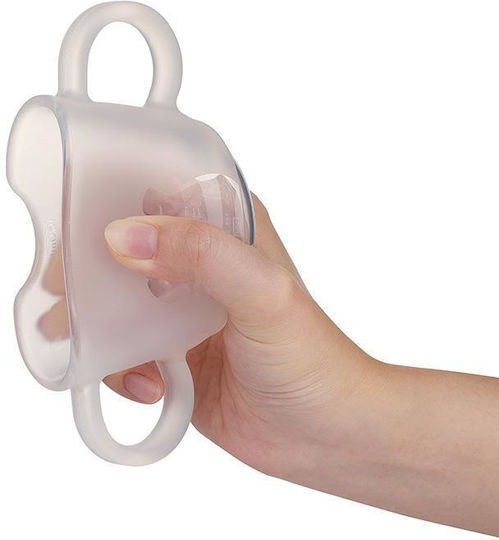 Haakaa Kleinkinderbecher aus Silikon Orange 150ml für 6m+m+
