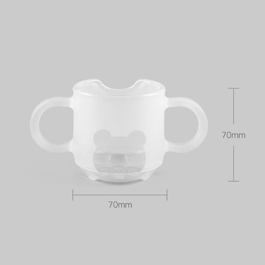 Haakaa Kleinkinderbecher aus Silikon Rosa 150ml für 6m+m+