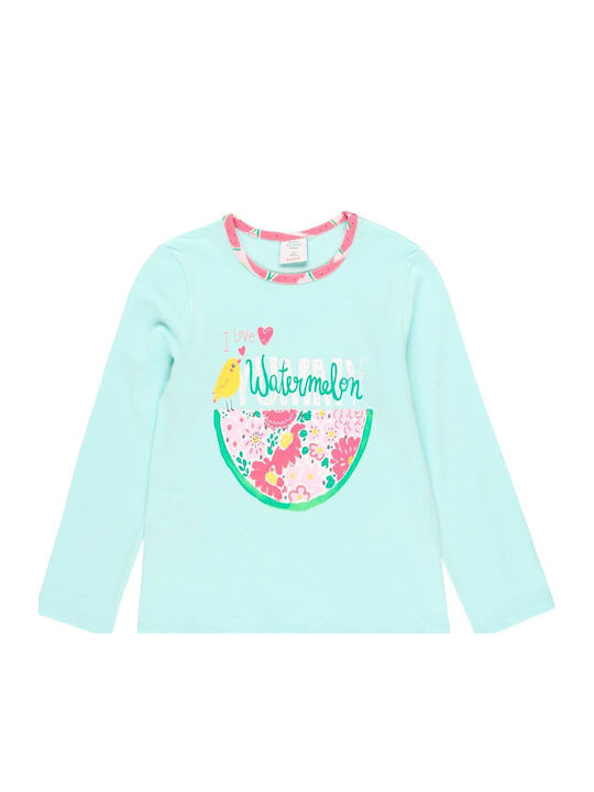 Boboli Pijama pentru copii De iarnă Din bumbac Turcoaz