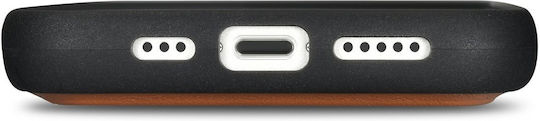 iCarer Anti-RFID Brieftasche Leder Braun (iPhone 14 Plus)