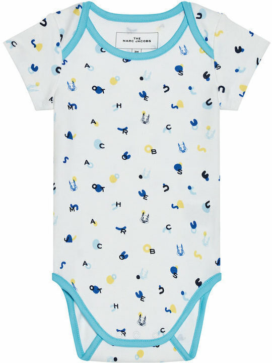 Little Marc Jacobs Baby Bodysuit Underwear Set Short-Sleeved Light Blue