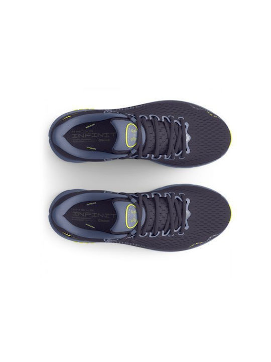 HOVR Infinite 4 Herren Sportschuhe Laufen Tempered Steel / Aurora Purple / Yellow Ray