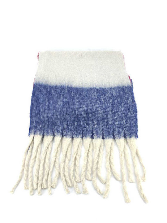 Verde Women's Wool Scarf Blue