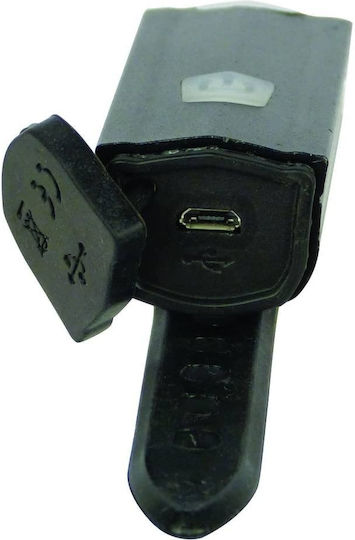 Dresco 5251008 Rechargeable Front Bicycle Light LED 200 Lumen
