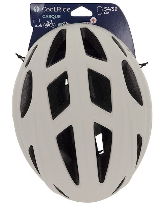 Coolride Bicycle Helmet City Grey Light