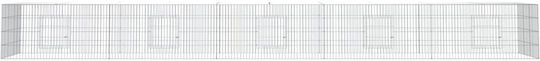 vidaXL 171566 Galvanized Steel Cage for Rabbits 541x109x54cm