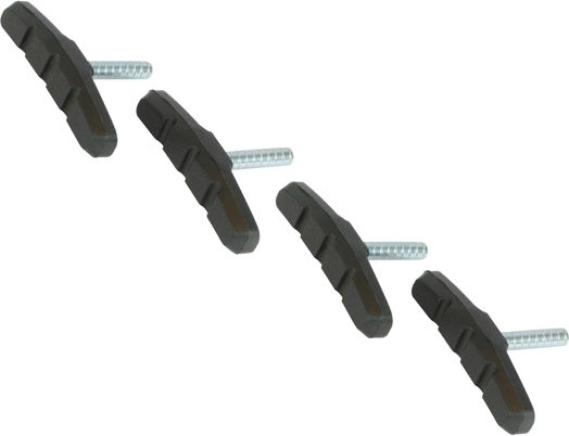 Dresco 5250857 Plăcuțe De Frână Pentru Bicicletă V-Brake 2 Perechi Cu Bară Lungime 70mm 4 Bucăți