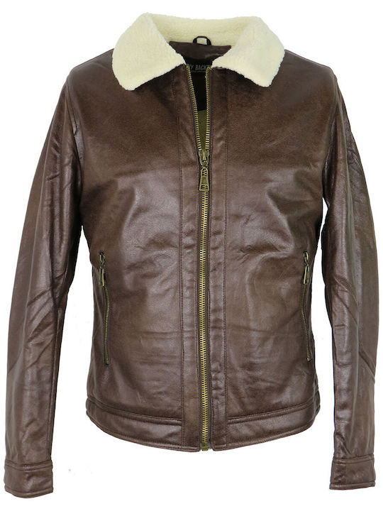 TONY BACKER T-6002 Men's Jacket Brown