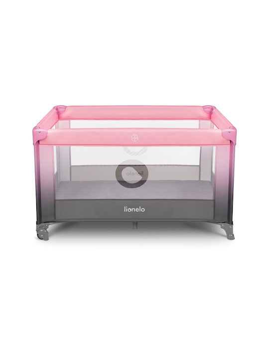 Lionelo Stefi Playpen with Mattress Pink Ombre 125x65cm