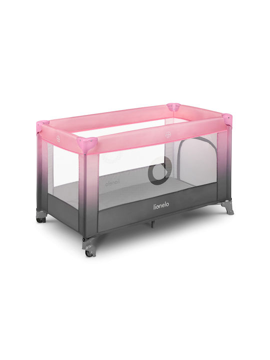 Lionelo Stefi Playpen with Mattress Pink Ombre 125x65cm