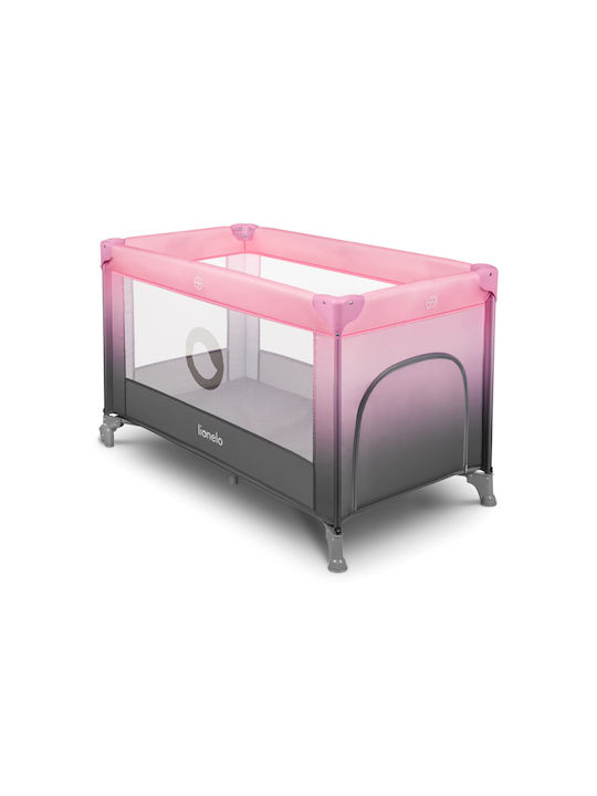 Lionelo Stefi Playpen with Mattress Pink Ombre 125x65cm