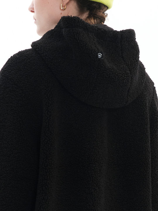 Women's Short Winter Jacket for Women Black