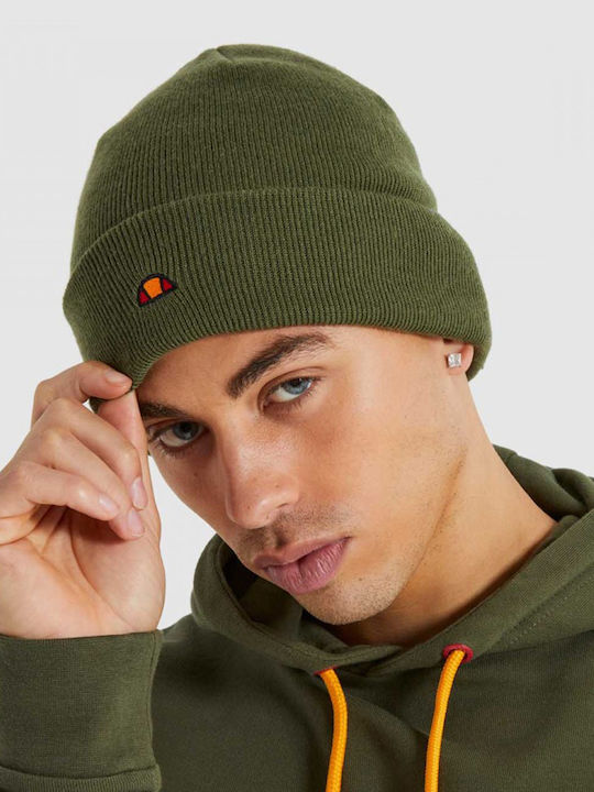 Thar Beanie Beanie with Rib Knit in Khaki color