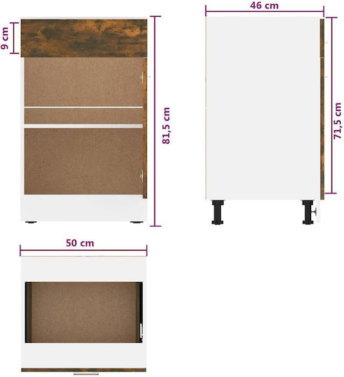Floor Cabinet 50x46x81.5cm