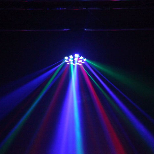 Atomic4DJ Bewegtes Licht LED Mushroom EC RGB