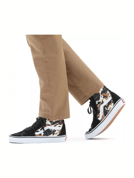 Sk8-Hi Cow Misc Pentru Femei Tip Botine Negre