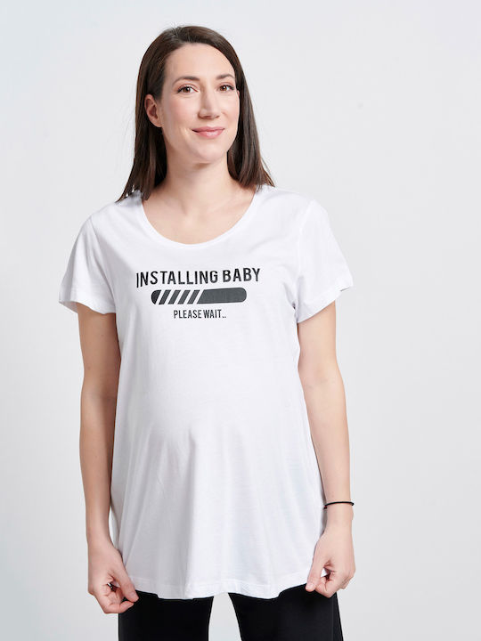 BodyTalk 1221-909828 T-shirt Εγκυμοσύνης Λευκό