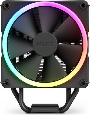 NZXT T120 RGB CPU Cooling Fan for AM4/AM5/1200/115x/1700 Socket Black