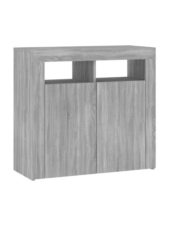 Wooden Buffet Gray L80xW35xH75cm