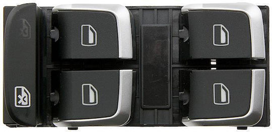 NTY Fensterheberschalter Auto für Audi A1 / Q3 2011+ Schwarz