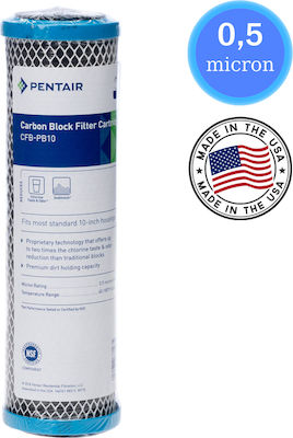 Pentair Countertop Water Filter System CT-10 with 10" Replacement Filter Pentair Activated Carbon CFB-PB 0,5μm CT-10