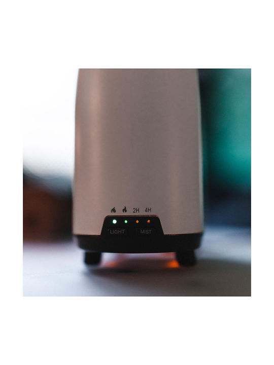 Tellur Aromatherapy Diffuser Flame Aroma with Remote Control White TLL441121