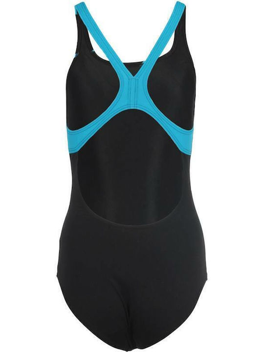 Athletic One-Piece Swimsuit Black