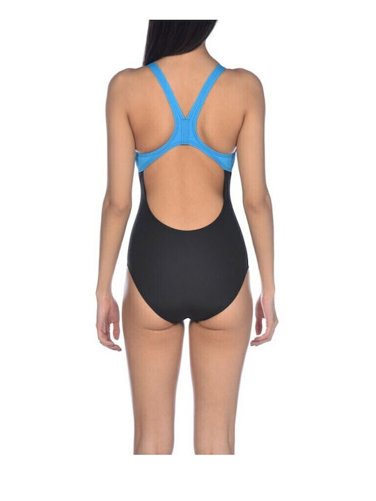 Athletic One-Piece Swimsuit Black