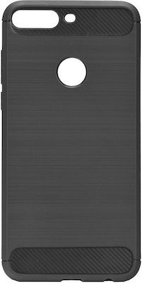 Forcell Prime Silicone Back Cover Durable Black (Huawei Y7 2018/Y7 Prime 2018/Honor 7CHuawei Y7 2018/Y7 Prime 2018)