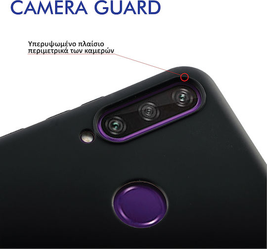 Volte-Tel Camera Guard Back Cover Silicone Black (Galaxy A13 5G)