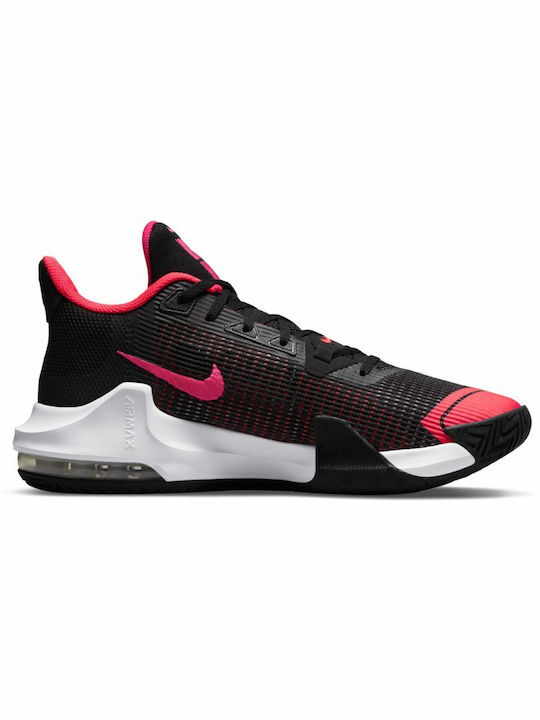 Air Max Impact 3 High Basketball Shoes Black / Siren Red / Pink Prime