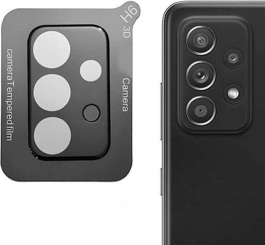 Techsuit Camera Protection Tempered Glass Black for the Galaxy A52 KF2310068