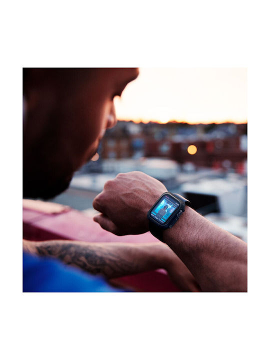 Spigen Tough Armor Θήκη Σιλικόνης σε Μαύρο χρώμα για Apple Watch 45mm