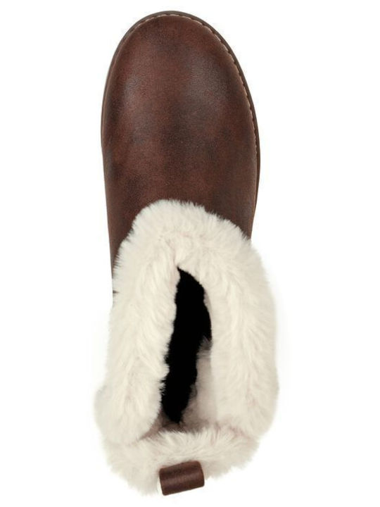 Keepsakes 2.0 Women's Ankle Boots Platform & Fur Burgundy