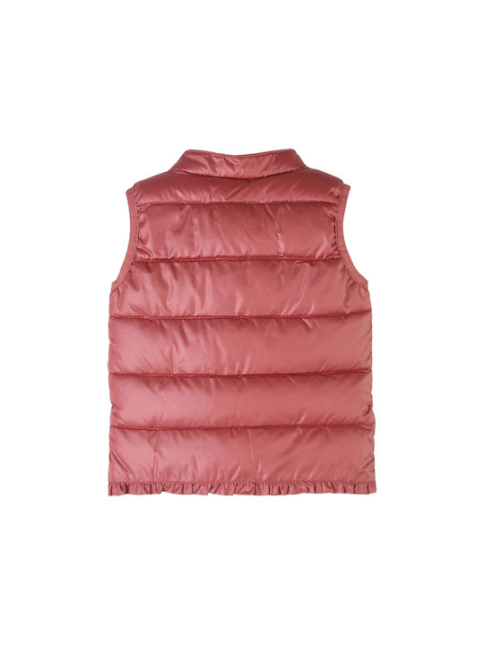 S.Oliver Kids Quilted Jacket Sleeveless short Red