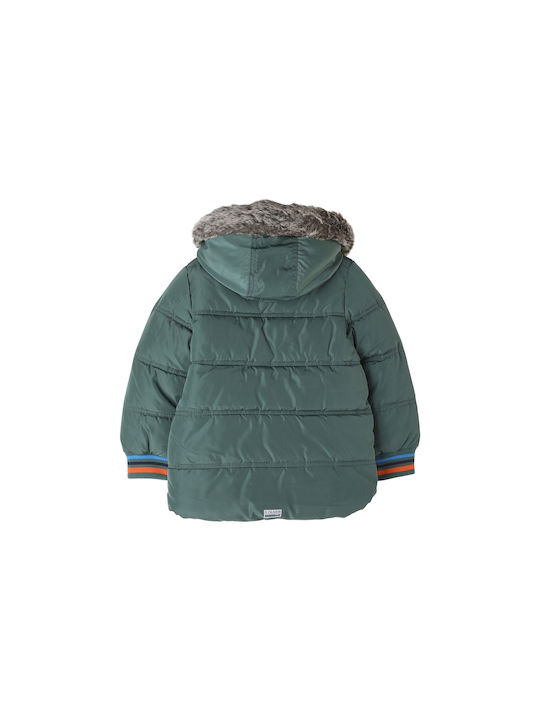 S.Oliver Kids Quilted Jacket short with Lining & Protection Hood Green