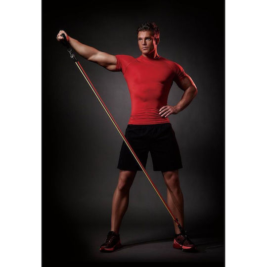 Body Sculpture BB2330 Σωληνωτά Λάστιχα Γυμναστικής με Λαβές Σετ 3τμχ Πολύχρωμα 1.14m